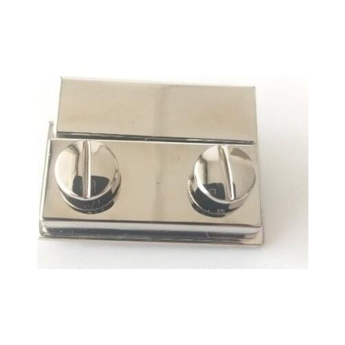 Silver screw bag lock