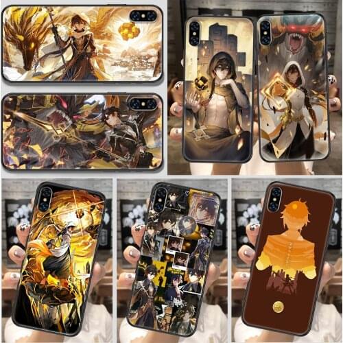 Genshin Impact ZhongLi Phone Case For iphone 5 5S SE 2 6 6S 7 8 11 12 Mini Plus X XS XR Pro Max black trend hoesjes art Etui
