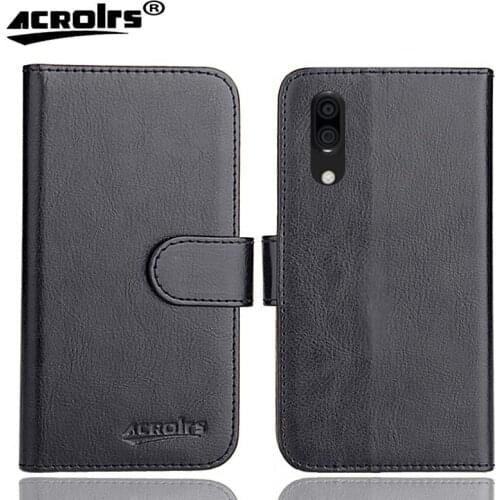 For Sharp Aquos C10 Case 5.5" 6 Colors Flip Soft Leather Crazy Horse Phone Cover Stand Function Cases Credit Card Wallet
