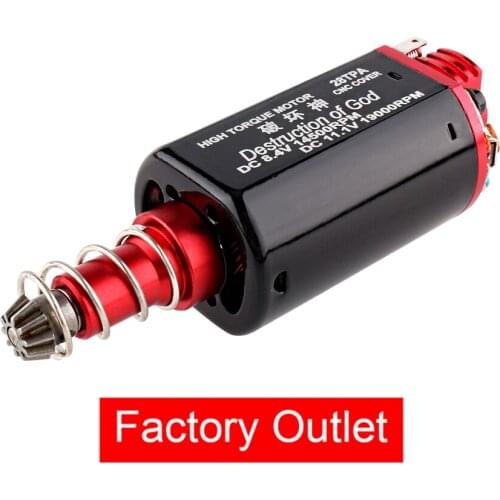 ChiHai Motor CHF-480WA-28TPA CNC Airsoft Specna Arms Motor Long D Hole High Speed AEG Gearbox Upgrade