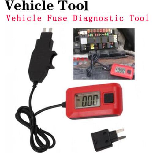 High Accuracy 0.01A ~ 19.99A Automotive Fuse Galvanometer Leakage Tester Car Circuit Fault Finding Vehicle Fuse Diagnostic Tool