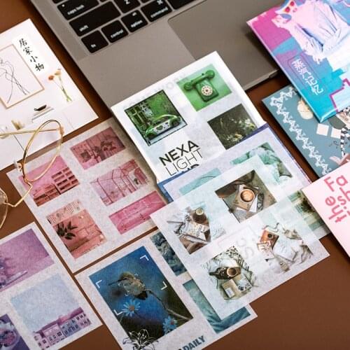 Dimi 10 Pc/Design Kawaii Stationery Stickers Salt Fresh Cute Diary Planner Decorative Stickers Scrapbooking DIY Craft Stickers B