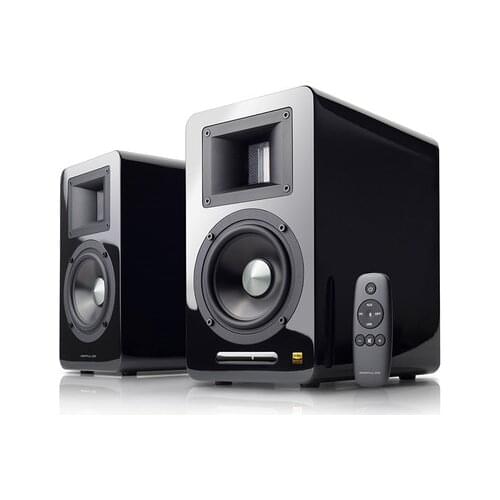 Airpulse A100 Bluetooth Speaker Active Bookshefl Speaker Subwoofer output APT-X 4.1 XOMS USB With Remote Control