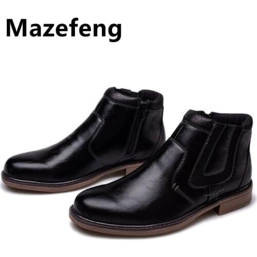 Mens Fashion Tide Boots Patent Leather Chelsea Boots Men Suede Luxury Ankle Boots High-top Boots Plush Fur Winter Boots