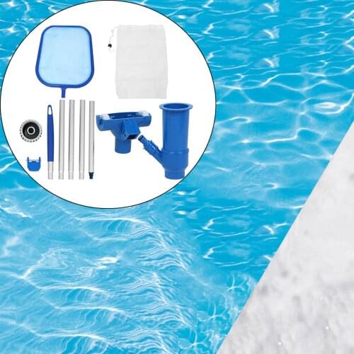 Pool Cleaning Set Swimming Pool Cleaning Tools Maintenance Above Ground Pool Skimmer Net Vacuum Cleaner Tool Set Gadgets