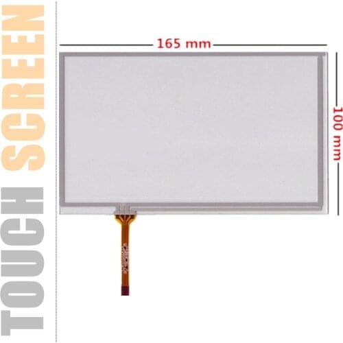 New 7 inch Touch Screen Digitizer Glass Panel 165mm*100mm for AT070TN90 AT070TN92 flex cable at left bottom (see from front view