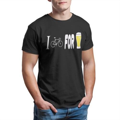 Bike for Beer T Shirt 100% Cotton Couples Matching Cute S to 6XL 5XL to 6XL Tshirts 10613
