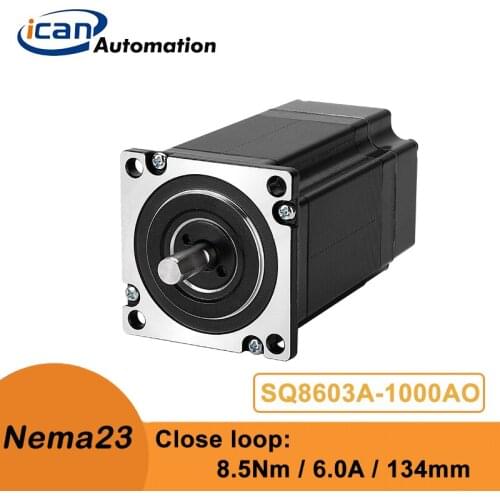 ICAN Nema34 Close Loop 8.5Nm 6A Stepper Motor With Encoder
