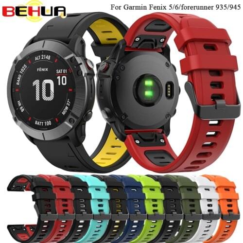 Replacement Strap for Garmin Fenix 5 5 Plus 6 6 Pro GPS Smartwatch Watchband with Easy Fit Quick Release Watch Bracelet Correa