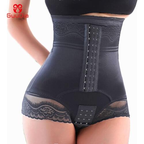 GUUDIA Tummy Control Panties Postpartum Girdle Women Body Shaper Adjustable High Waist Trimmer Slimming Shapewear Open Crotch
