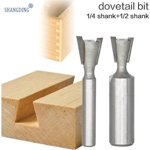 1pc1 /4 1 /2mm Sheep High -quality industry Degrees Wood Cutter Schwalbenschwanz Wood milling Tungsten engraving tool milling