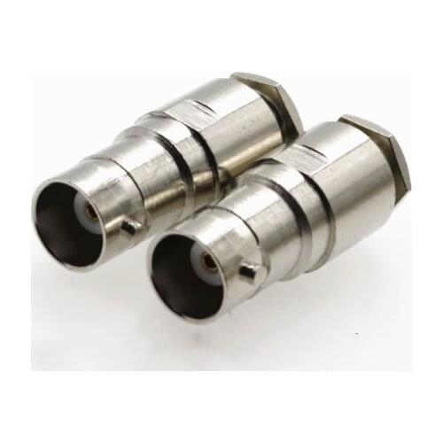 10pcs Q9 BNC Female Clamp for RG5 RG6 LMR300 Cable RF Coaxial Adapter Connector