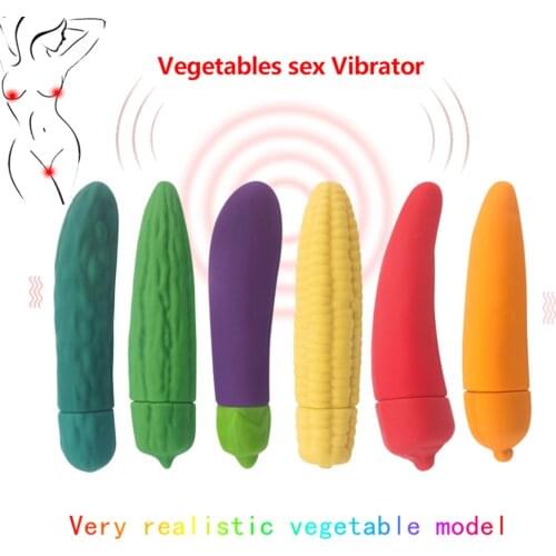 10-Speed Sex Toy Vibrator Dildo Simulation Vegetable Vagina Clitoral Stimulator Female Masturbation Toy Sex Toys Adult Products