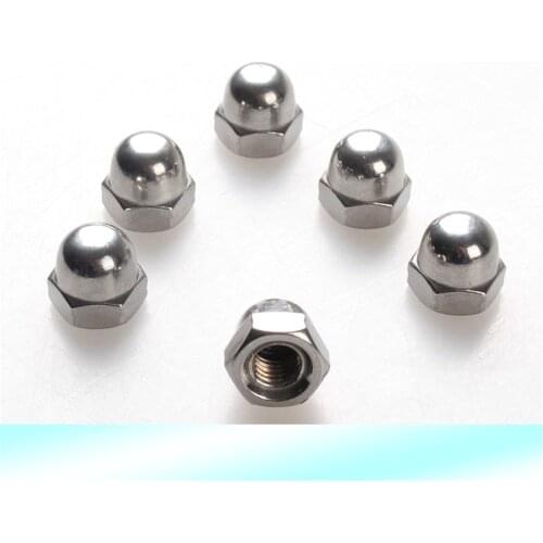 100pcs M3 M4 M5 M6 M8 M10 M12 Stainless Steel Hex Dome Cap Nut Acorn Nut Protection Cover Nut