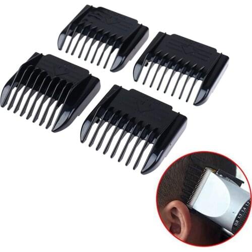 4 Pcs Guide Combs Hair Trimmer Clipper Limit Comb Cutting Guide Replacement Tool Attachment Size Barber Replacement