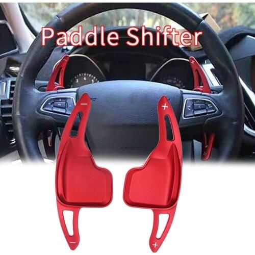 Aluminum Steering Wheel Paddle Shifter Gear Shift Shifter Extension for BMW F30 F31 F32 F10 F20 F22 F15 F16 X1 X3 X4 X5 X6 (Red