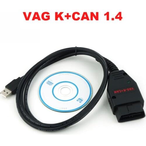 Free Shipping VAG K CAN COMMANDER 1.4 OBD2 Diagnostic Cable VAG Commander K+Can 1.4 For Seat for Skoda/AD Vag Commander V1.4