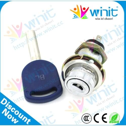 Tubular Key Mini Cylinder Screw Coin Operated Cam Lock for Door Cabinet for Arcade Game Machine