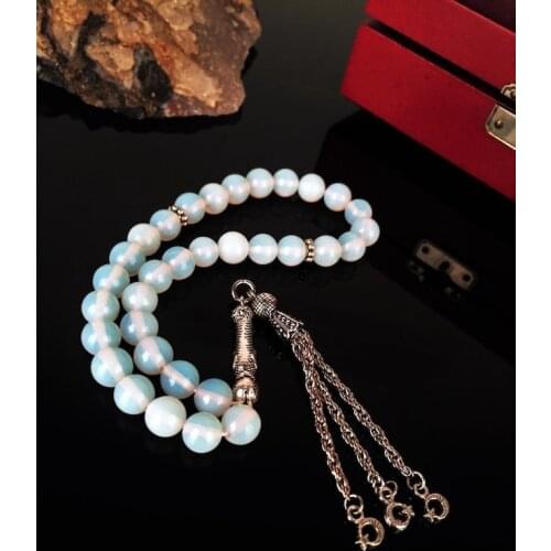 Dr Stone Natural Stone Male Moonstone Rosary KRB144 372695672