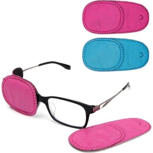 6Pcs Children Amblyopia Eye Patches Treating Strabismus Glasses Therapy Kids Corrective Vision Glasses Case eyewear Accessories