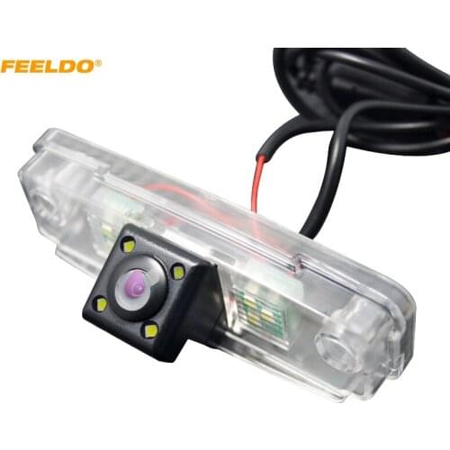 FEELDO 1PC Special Car Rear View Camera With LED For Subaru Forester/Impreza/OutBack Backup Reversing Camera #FD-2581