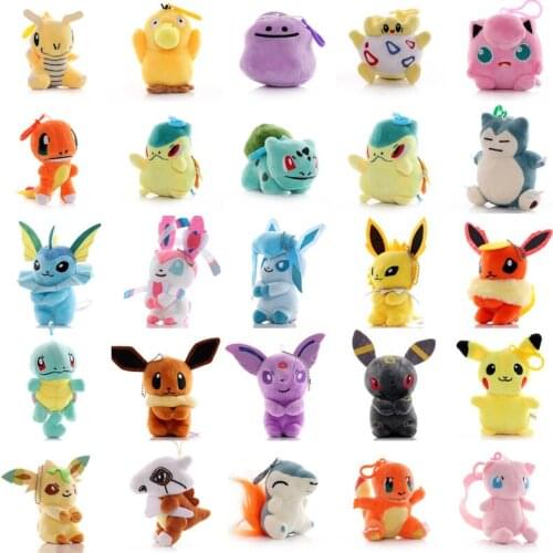 Pokmon brand new original plush stuffed animal toy Pikachu Squirtle Kawaii plush doll childrens toys holiday gift