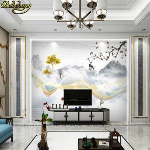 Beibehang custom photo wallpaper Modern Marble head landscape painting TV sofa background w TV background mural wall paper roll