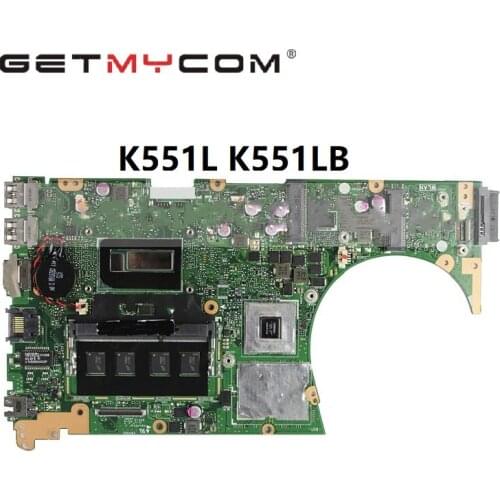Getmycom Original For ASUS K551L K551LD K551LBK551LN S551LN S551LB Motherboard i7 CPU S551lB REV2.2 Mainboard GT740 2G
