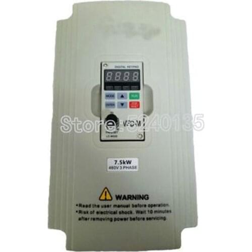 Inverter 7.5KW 3 Phase 380V Rated 18 A 100% New 7500W VFD Series Invertor Variable Speed AC Motor Drive