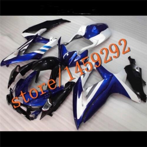 Fairing kit for A GSXR750 2008 2009 2010 white blue black mold fairings set GSXR 600 08 09 10 GSXR 600 750 K8