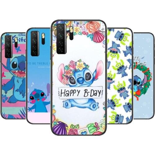 Cool Black Stitch Black Soft Cover The Pooh For Huawei Nova 8 7 6 SE 5T 7i 5i 5Z 5 4 4E 3 3i 3E 2i Pro Phone Case cases