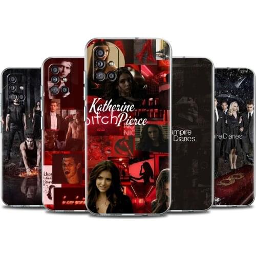 Soft Phone Case For Samsung Galaxy A51 A21s A71 A12 A31 A52 A41 A32 A02s A11 A72 A42 Clear Back Cover Funda The Vampire Diaries