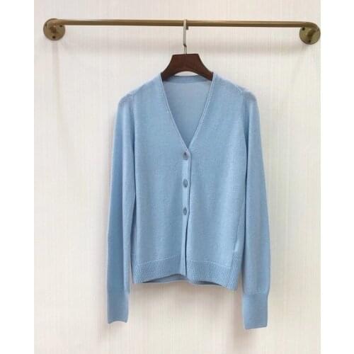 2020 autumn and winter new style 5 color autumn winter fleece cardigan sleeves open fork