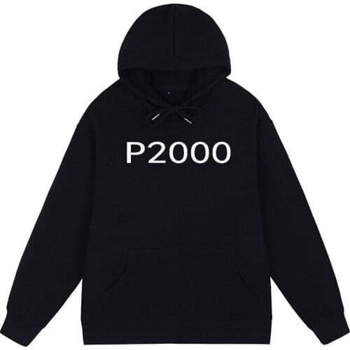 P2000 hip hop Hoodies Sweatshirts men women unisex Cotton