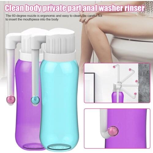 Portable Butt Washing Bidet Handheld Toilet Bidet Baby Ass Cleaner 500ML Sprayer Bathroom Pregnant Women Washing Bottle