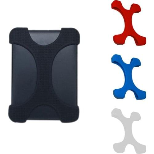 2.5" Portable External Hard Disk Drive Bag Carry Case Cover Silicon Rubber Case for WD Sony 2.5 Inch Colorful Hard Drives HDD