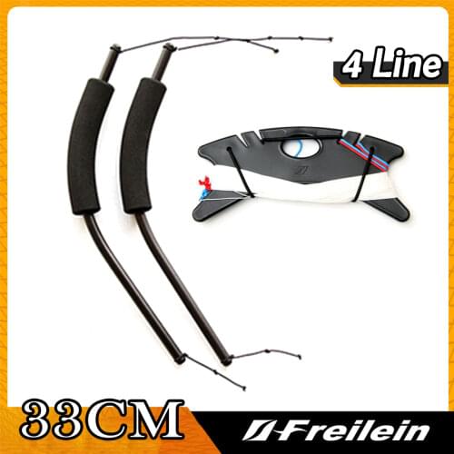 Professional Quad Line Power Stunt Kite Control Bar 13" With Flying Lines for Outdoor Kitesurfing Sports Toys Accessories