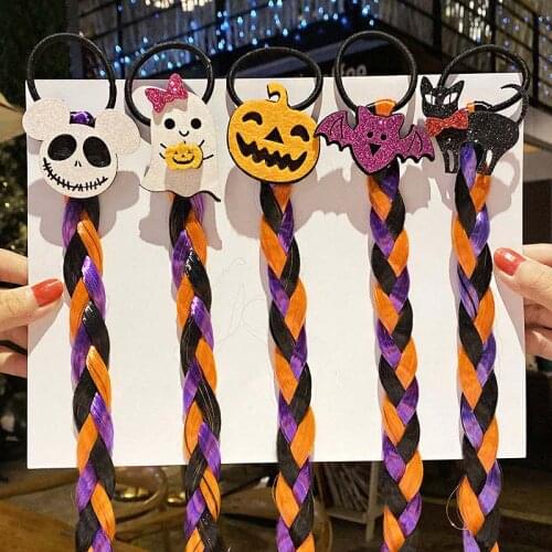 New Girls Elastic Hair Band Rubber Band Hair Accessories Colorful Kids Wig Headband Girls Twist Braid Headdress Child Gift