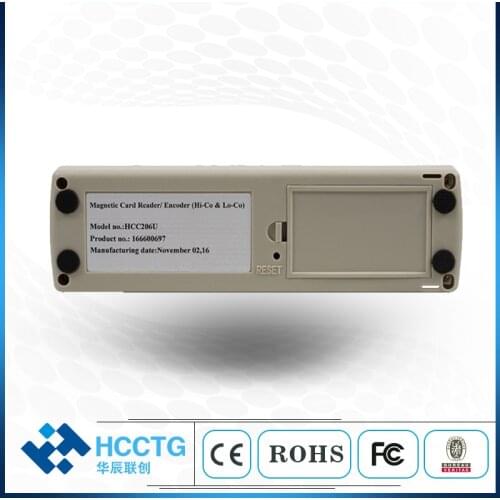 MSR Software Credit Magnetic Stripe Smart Card Reader Writer HCC206