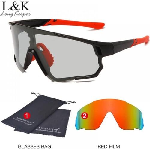 LongKeeper Photochromic Sunglasses Men Polarized Outdoor Sports Sun Glasses for Male Driving Anti Glare Eyewear Goggle Oculos