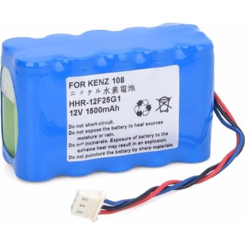 High Quality For Kenz HHR-12F25G1 Battery | Replacement For Kenz ECG 108 ECG EKG Vital Signs Monitor Battery
