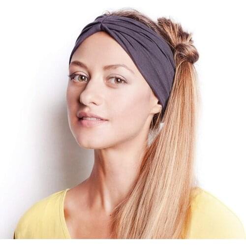 3 pcs Yoga Hairbands Women Elastic Athletic Sports Head bands Fitness Lightweight Working out Pilates Yoga Exercise Sweatband