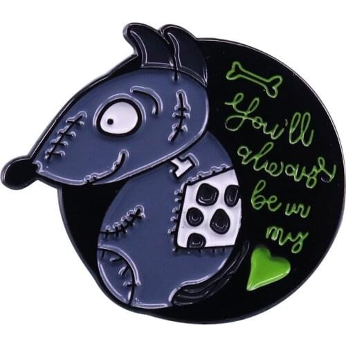 Cute Dog Hard Enamel Pins Anime Brooches Women Men Lapel Badges Backpack Collar Fashion Jewelry Gifts For Kids Friend
