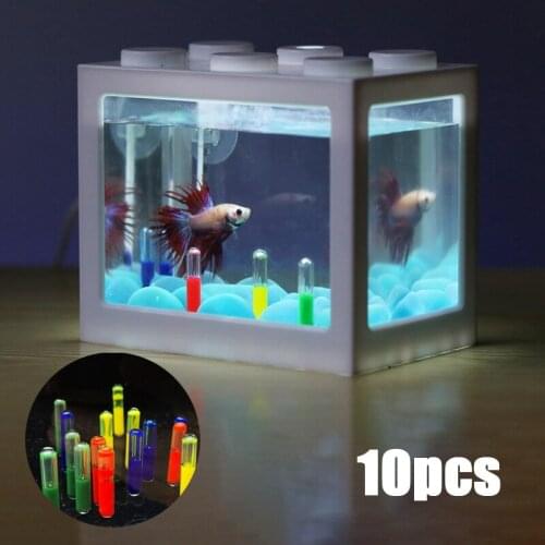 10pcs Fish Tank Tumbler Aquarium Landscaping Media Fish Tank Decoration Home Pet Product Supplies