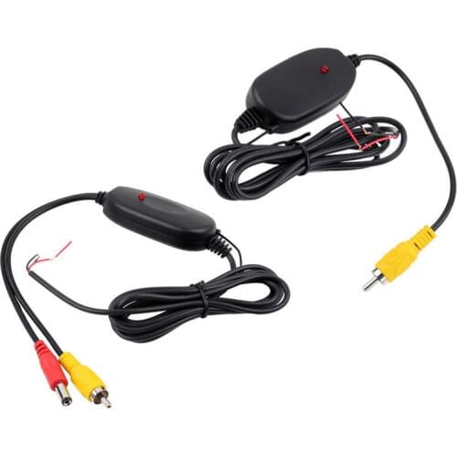 2.4G Wireless Transmitter & Receiver for Car Reverse Rear View Backup Camera and Monitor Parking Assistance Vehicle CAM Ford