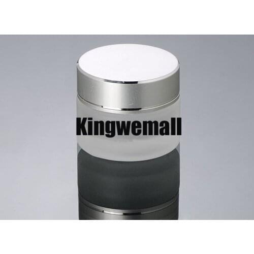 300pcs/lot Capacity 15g 15ml Frosted Glass Cream Jar Cosmetic Packaging EY07