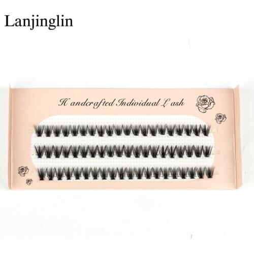 60 Bundles Professional Makeup Individual Cluster EyeLashes Grafting Fake False Eyelashes eyelash extension individual eyelash