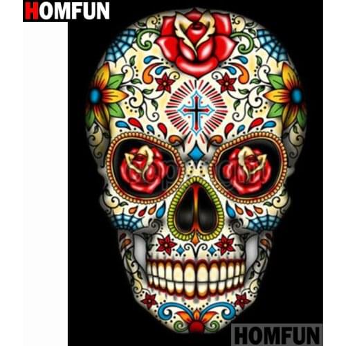 HOMFUN Diamond Painting Cross Stitch "Shantou" Full Square Round Diy 5d Diamond Embroidery Picture Rhinestone Art A15047