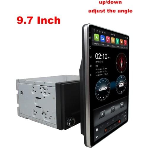 KD-97005 klyde PX6 Ips screen Android 9 tesla up/down adjust the angle universal car video multimedia player with mirror link