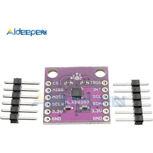 CJMCU-90393 MLX90393 Digital 3D Hall Sensor Three-displacement Angle Rotate 3D Position Board Module 16 bit